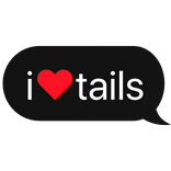 i heart tails sonic text