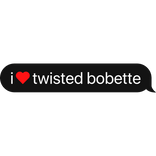 i heart twisted bobette dandys world text bubble