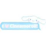 I Love Cinnamoroll TEXT bunny