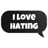 i love hating text