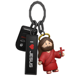 I LOVE JESUS Keychain (Red)