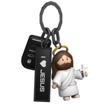  I LOVE JESUS Keychain (white)