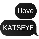 i love katseye text