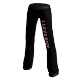 I LOVE KPOP Black Sweatpants Cute Baggy Joggers 🎤