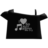 I love music black shirt 