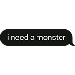 i need a monster text bubble