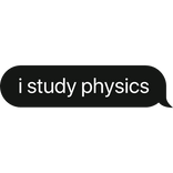 i study physics text bubble