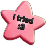 I tried :3 Star Pin -  Pink