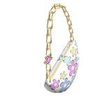 iamSanna White Flower Bag 