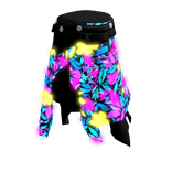 iBLOX - Tropical Floral Glow Layered Skirt