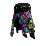 iBLOX - Y2K Retro Pop Graffiti Layered Skirt