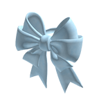 Ice Blue Bow (for Korblox)