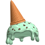 Ice Cream Melting Cone