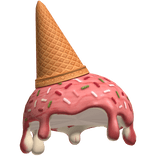 Ice Cream Melting Cone