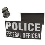 ICE Federal Officer Ranger Green Vest Patches