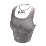 Ice Spike Y2K Shirt and Chain 2/3