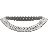 Iced Out Cuban Link Silver Chain 3.0