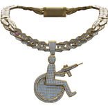 Iced Out Gold Y2k Trendy Bling Bling Chain 1.0