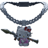 Iced Out Hello Kitty Chain 1.0