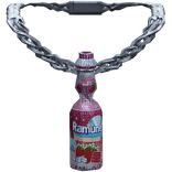 Iced Out Strawberry Ramune Soda Chain 1.0