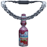 Iced Out Strawberry Ramune Soda Chain 3.0