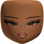 Iconic Mink Lashes Doll Head Brown Skin Tone