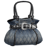 Iconic Trendy 2000s Luxury Denim Rhinestone Bag