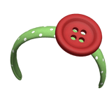 ♡ igari apple button headband