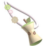 Igari Apple Core Crossbody Bag Cute in Green