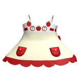 Igari Apple Dress With Bow mori kei twee cute V2