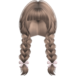 Igari Braids With Bows In Milktea