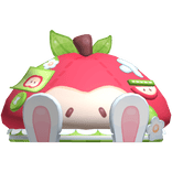 ♡ igari bunny cute red apple beret