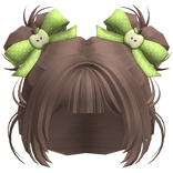Igari Green Apple Ribbon Pigtails 🍏