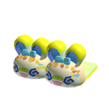 Igari Harajuku Blue Bunny Slippers