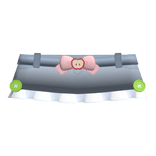 ᰔ Igari Kawaii Apple Denim Skirt
