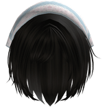 Igari Mori Kei Blue Bandana Bob in Black