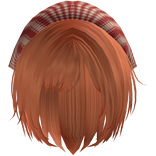 Igari Mori Kei Red Bandana Bob in Orange