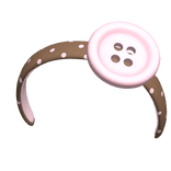 ♡ igari neapolitan button headband