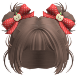 Igari Red Apple Ribbon Pigtails 🍎