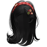 ♡ Igari Shoujo Red Apple Girl w/ Charms (Black) 