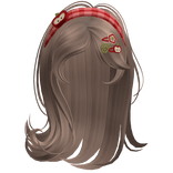 ♡ Igari Shoujo Red Apple Girl w/ Charms (Brown)