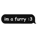 im a furry :3