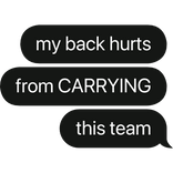 im CARRYING text bubble