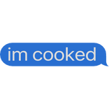 im cooked text