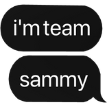 i'm team sammy steal a brainrot text