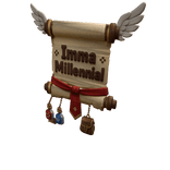 Imma Millennial Floating Scroll