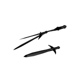 Impale darkheart sword behind back