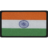India Flag Patch, Full Colour [L]