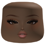 Influencer Y2K Beauty Makeup Cheek Head Brown Skin