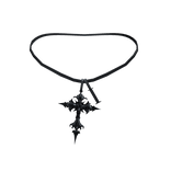 Initial Cross Necklace - I 3.0